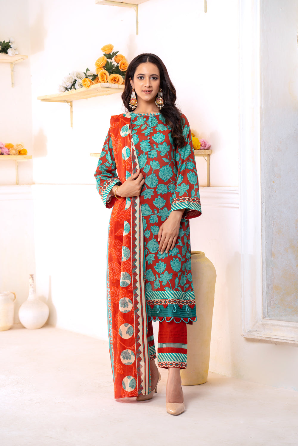 Meerab Digital Printed Lawn PR-4033