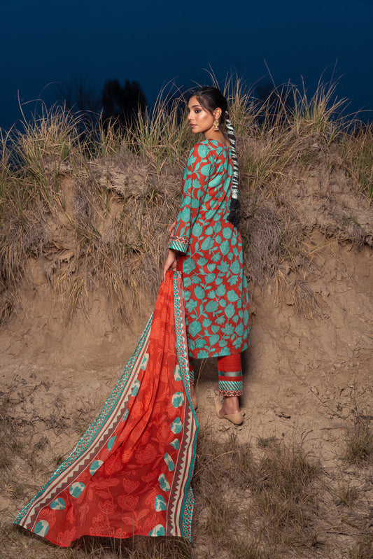 Meerab Digital Printed Lawn PR-4033