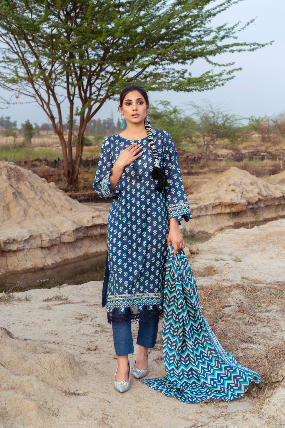 Meerab Digital Printed Lawn PR-4035