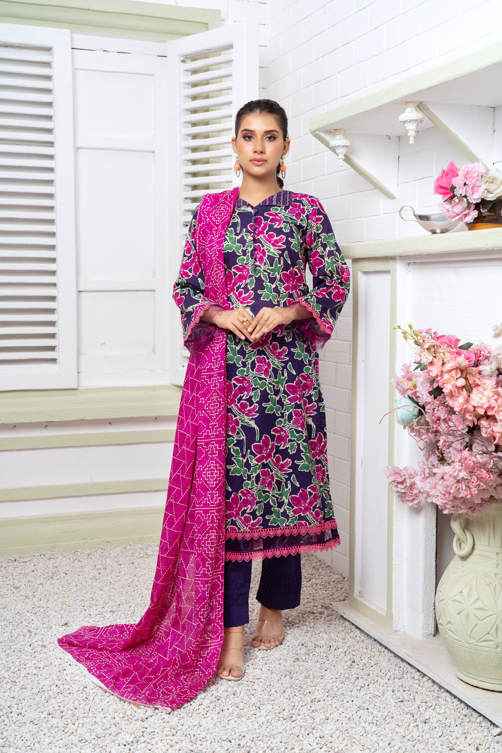 Meerab Digital Printed Lawn PR-4043