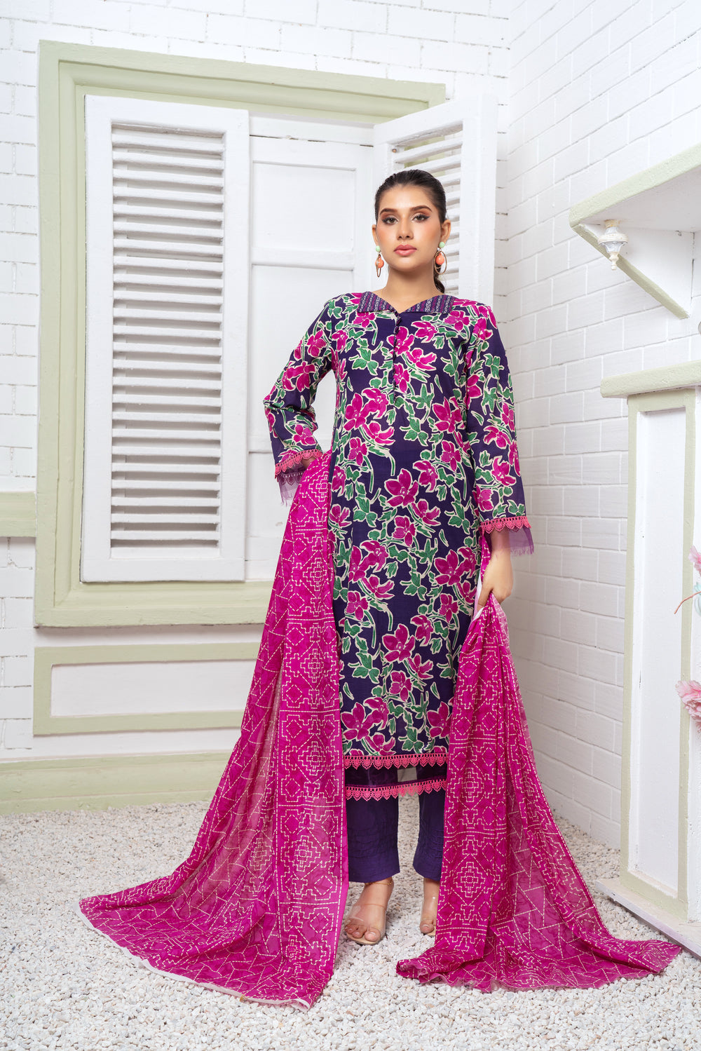 Meerab Digital Printed Lawn PR-4043