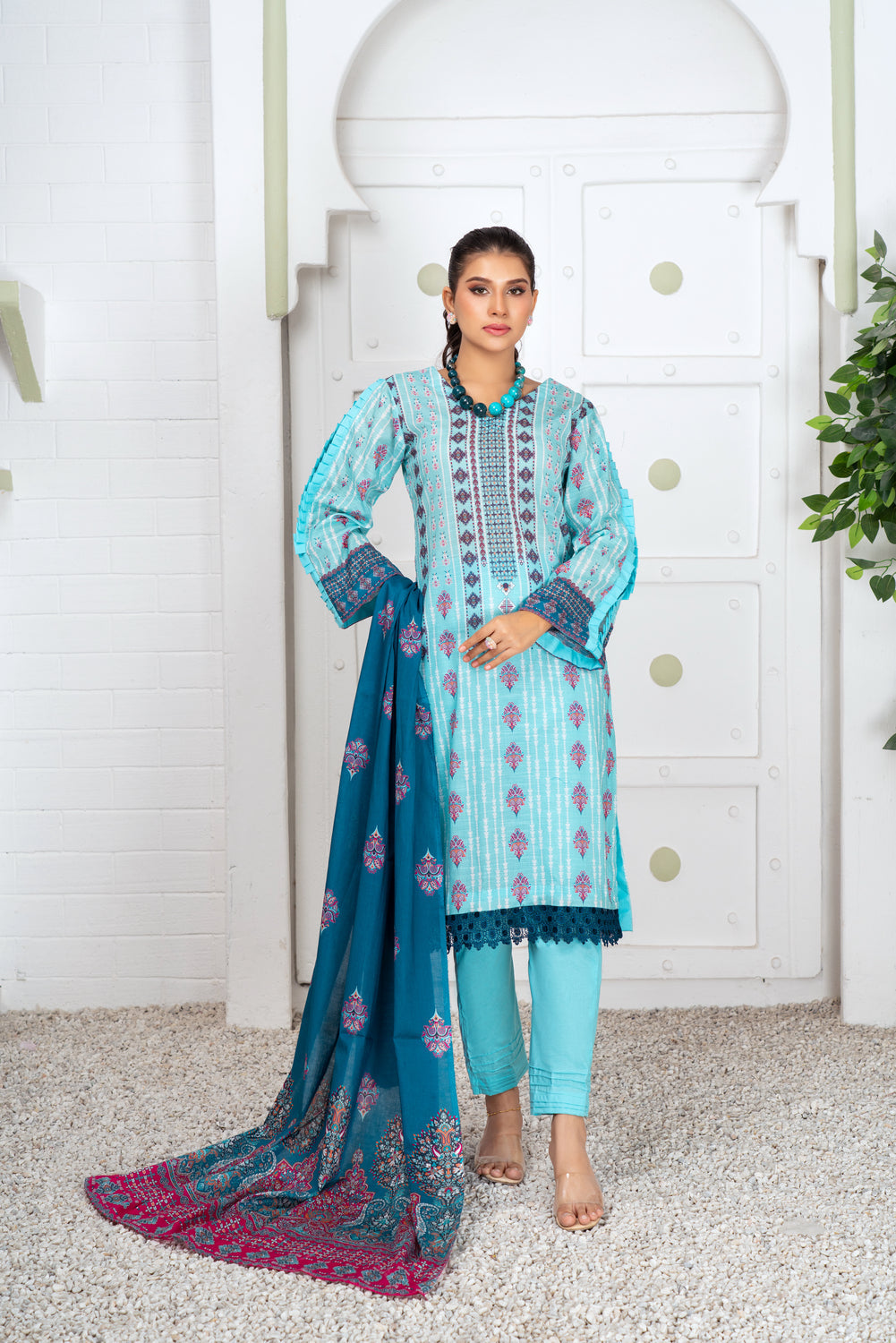 Meerab Digital Printed Lawn PR-4046