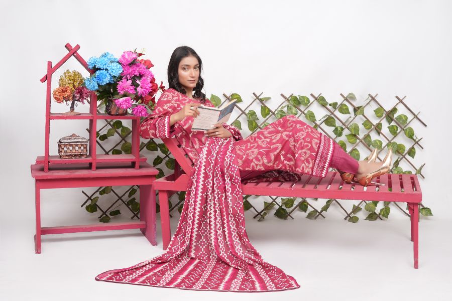 Charm Digital Printed Lawn BR-1423