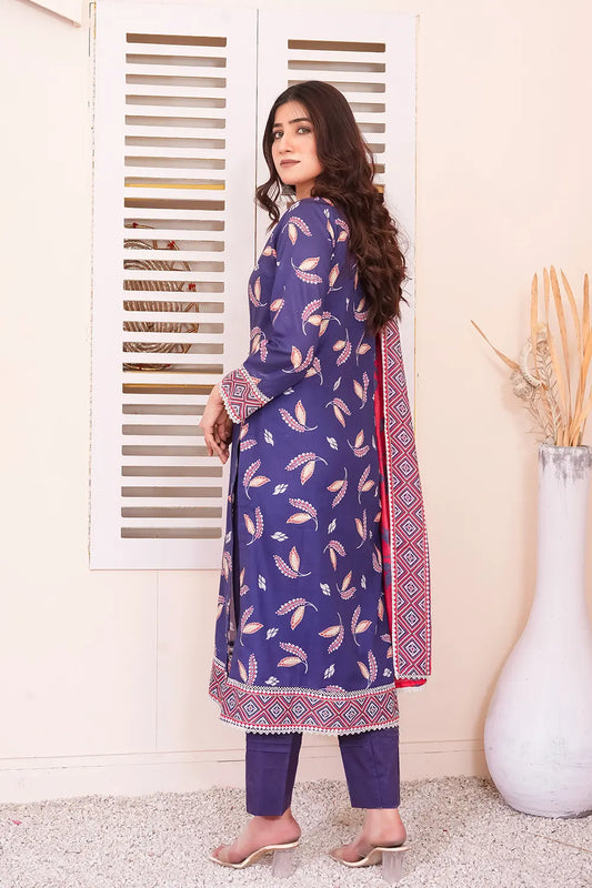 Glamorous Digital Printed Lawn BR-1385