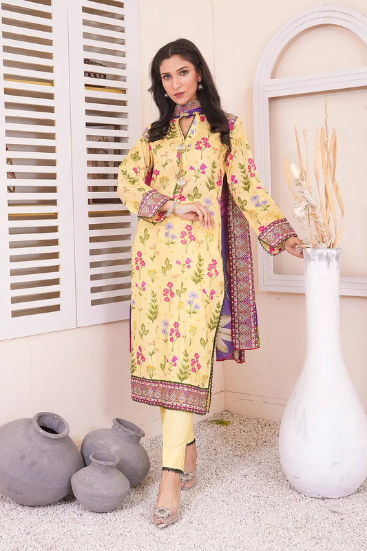 Glamorous Digital Printed Lawn BR-1390