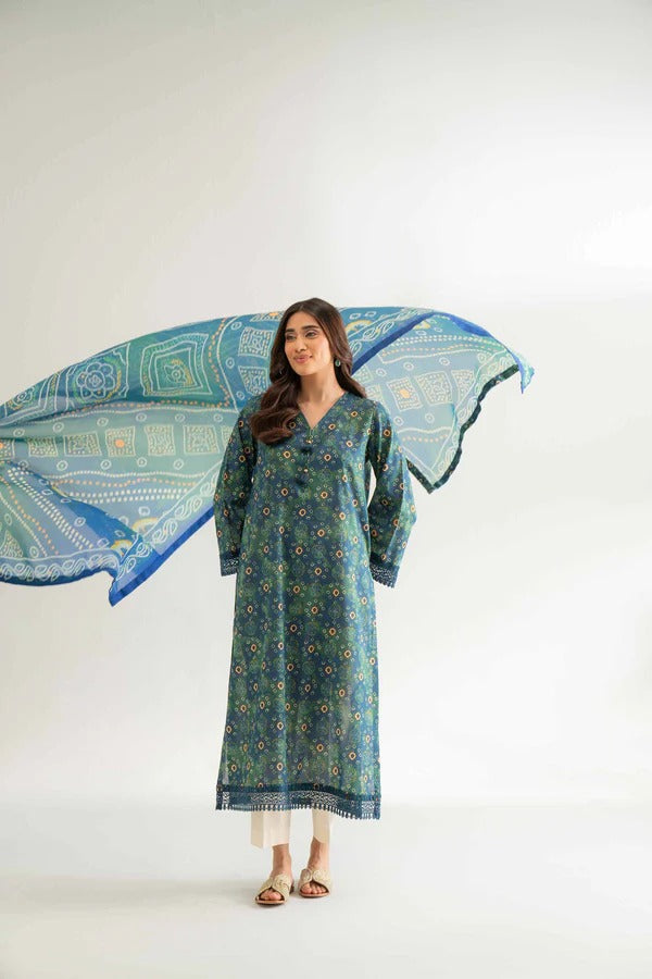 Nishat Self Jacquard Linen 3 Piece 42501752-R