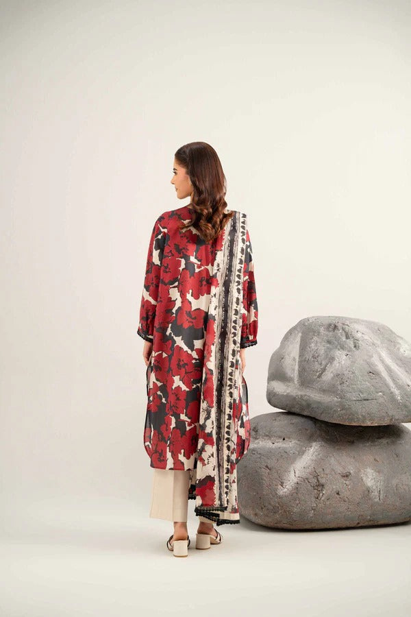 Nishat Self Jacquard Linen 3 Piece 42503319-R