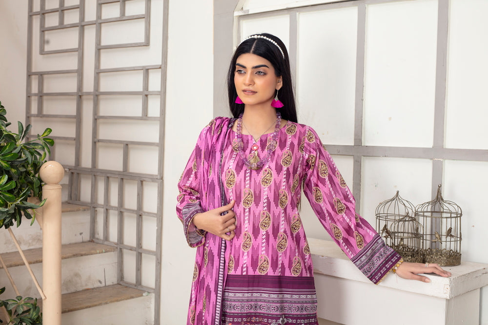 Meerab Digital Printed Lawn PR-4022