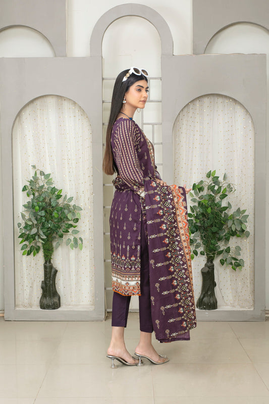Meerab Digital Printed Lawn PR-4024