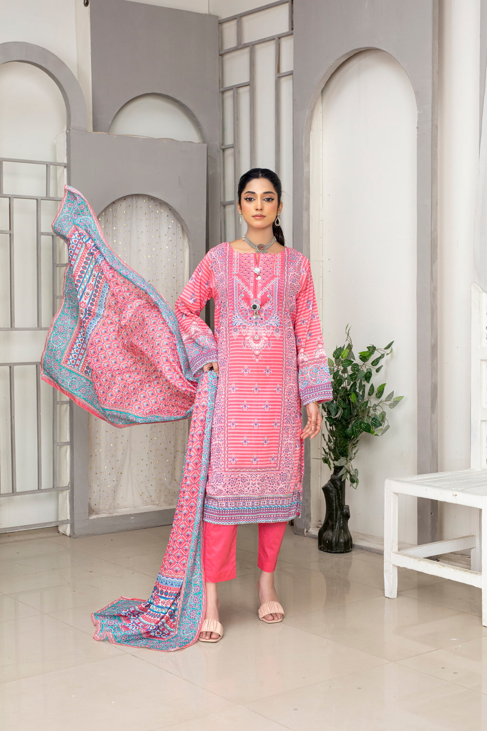 Meerab Digital Printed Lawn PR-4025