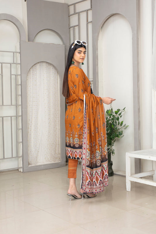 Meerab Digital Printed Lawn PR-4026