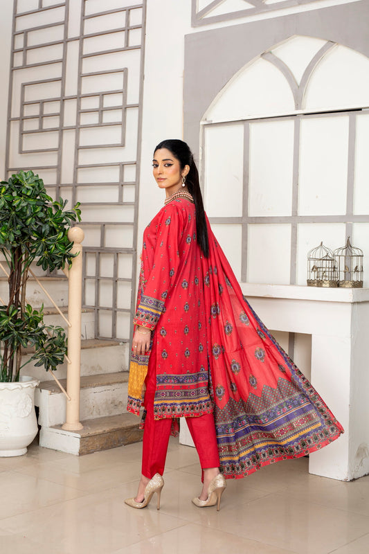 Meerab Digital Printed Lawn PR-4028