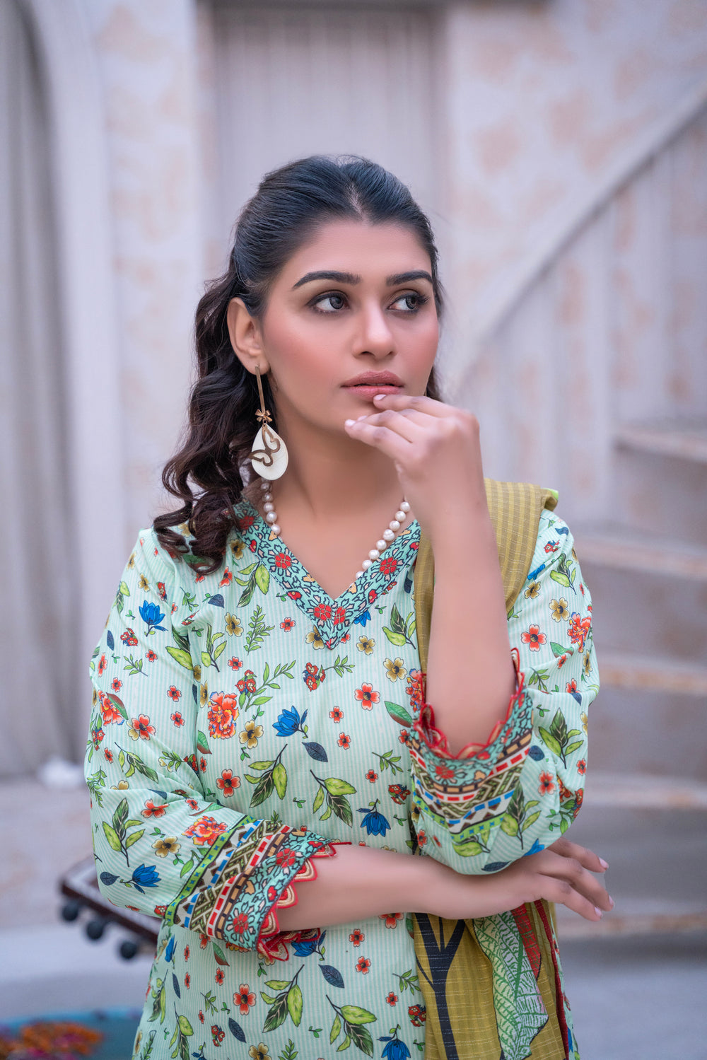 Meenonee Digital Printed Lawn MD-794