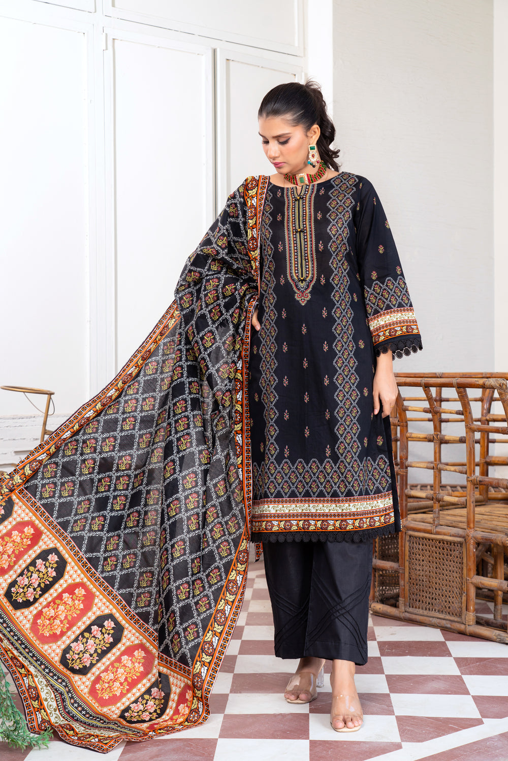 Pima Digital Printed Lawn PR-2685