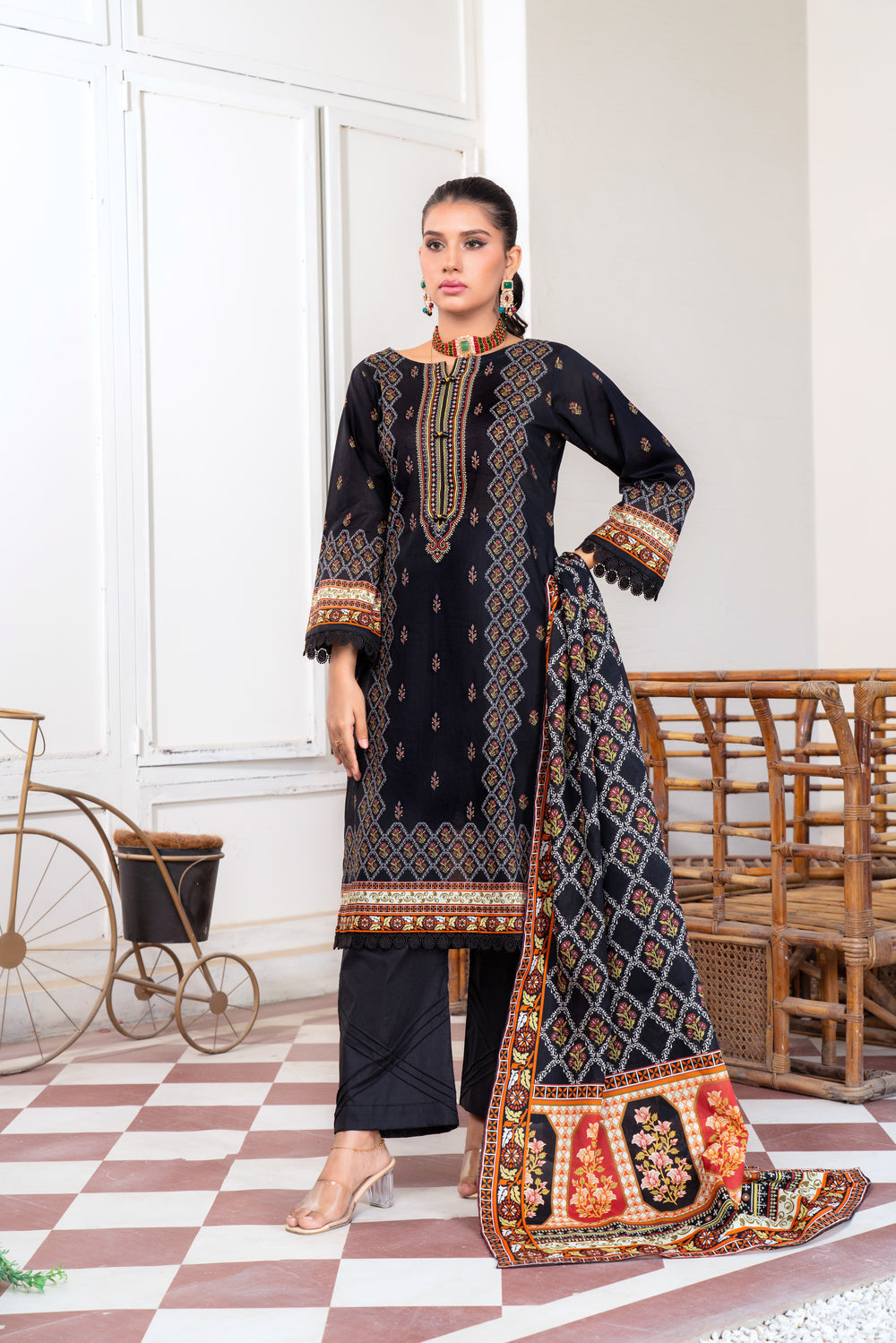 Pima Digital Printed Lawn PR-2685