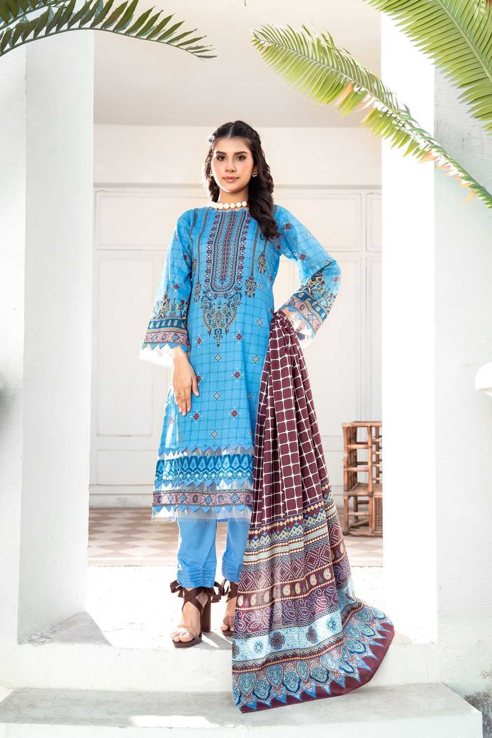 Pima Digital Printed Lawn PR-2686