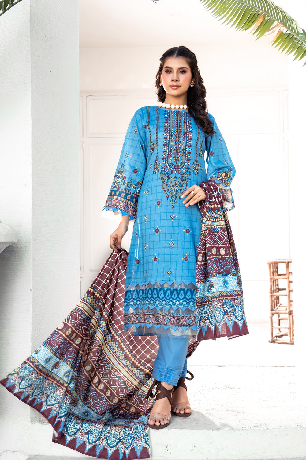 Pima Digital Printed Lawn PR-2686