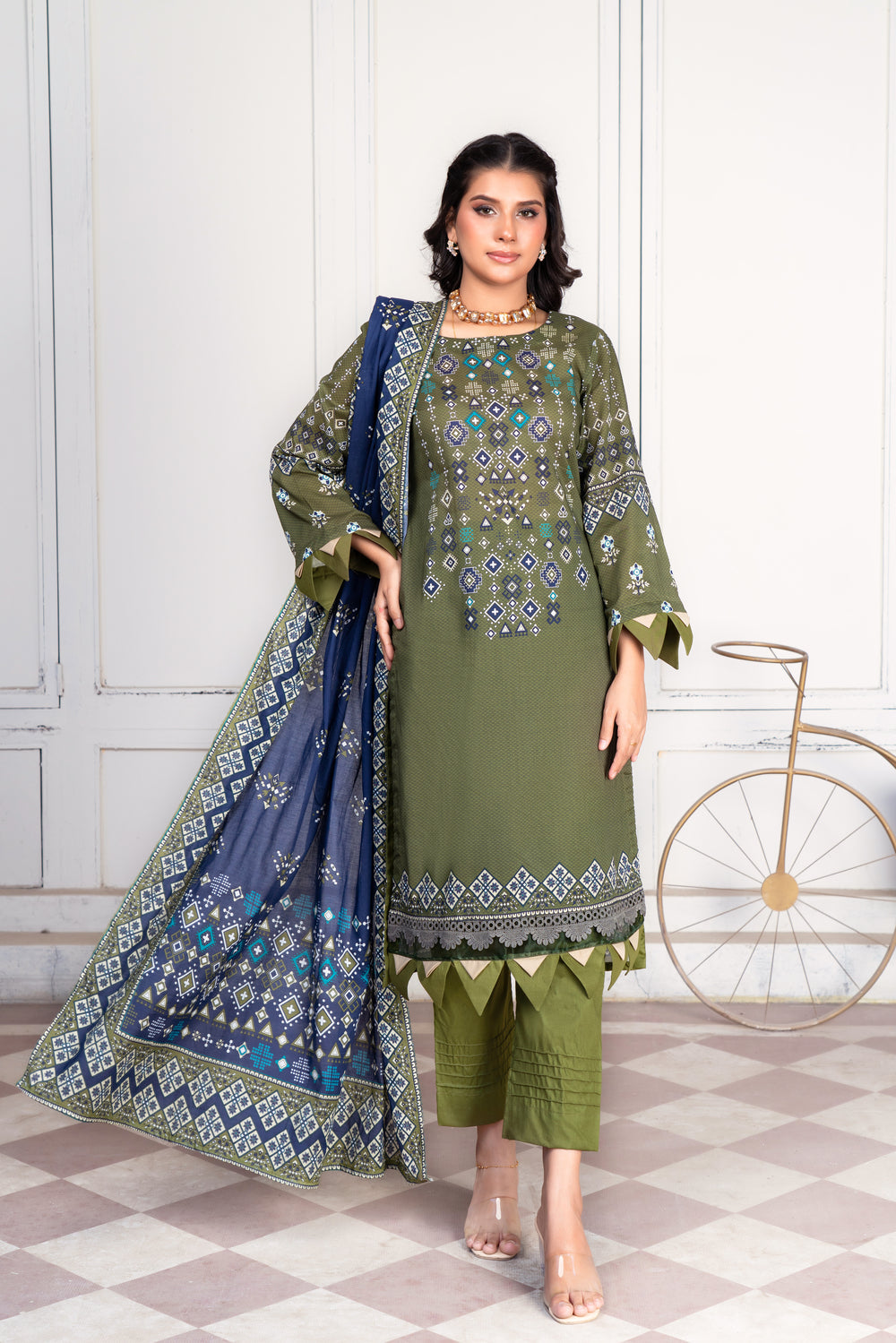 Pima Digital Printed Lawn PR-2687
