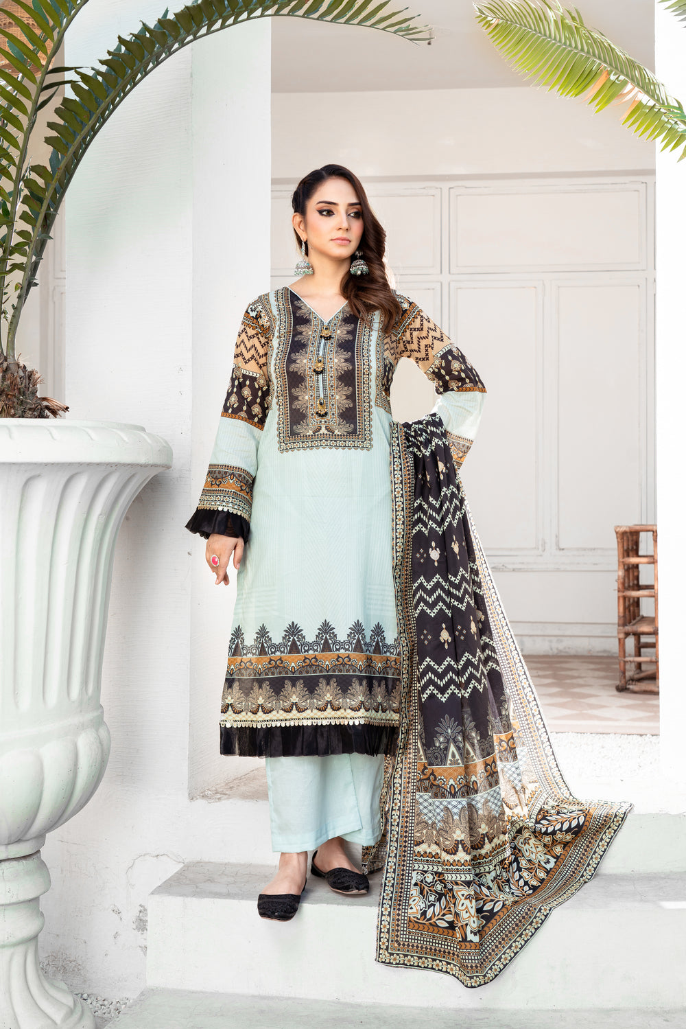 Pima Digital Printed Lawn PR-2688