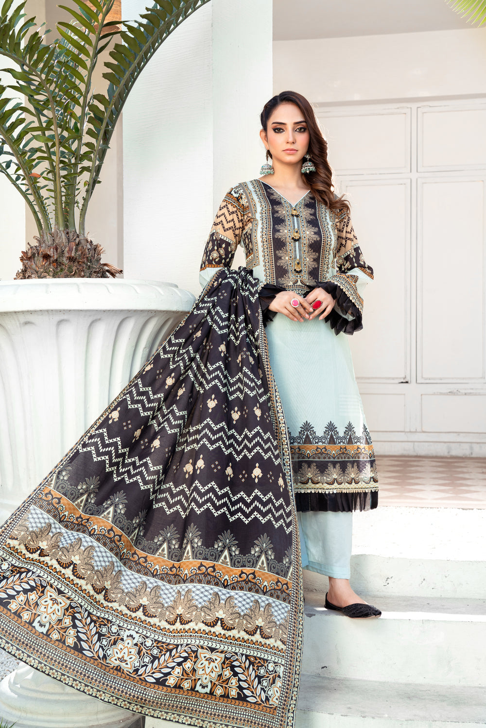 Pima Digital Printed Lawn PR-2688