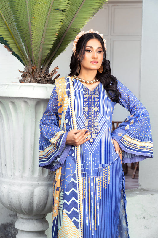 Pima Digital Printed Lawn PR-2690