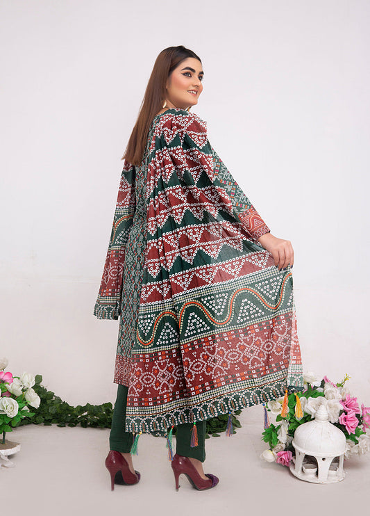 Chunri Digital Printed Slub Lawn PR-2700