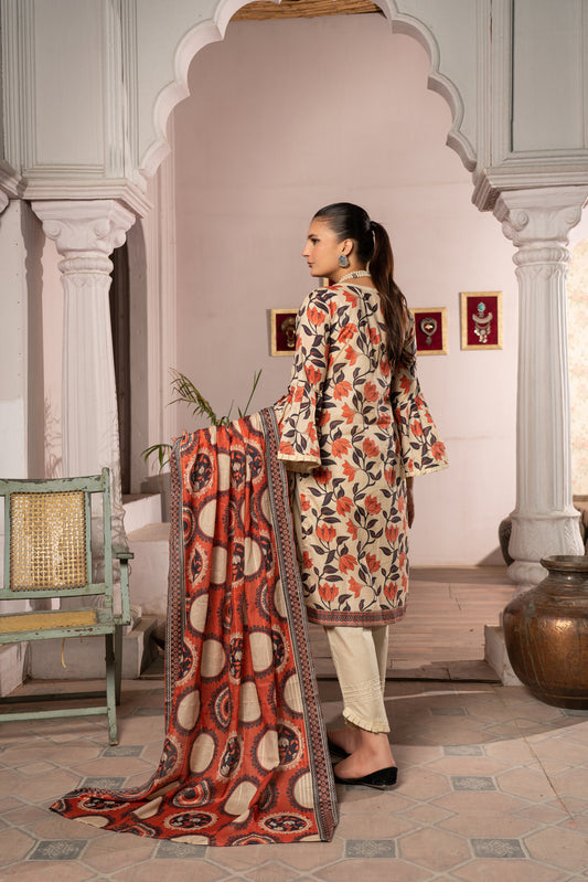 Maahru Digital Printed Lawn BR-1336