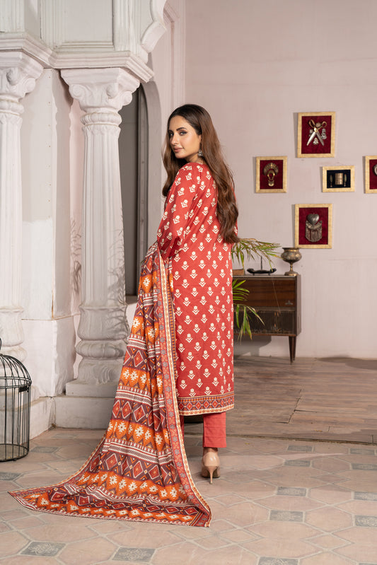 Maahru Digital Printed Lawn BR-1339