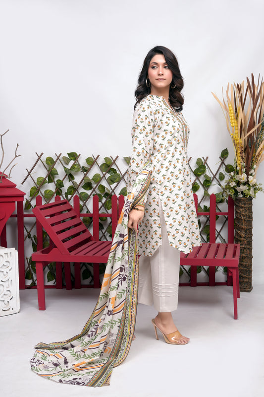 Shama Digital Printed Lawn BR-1384