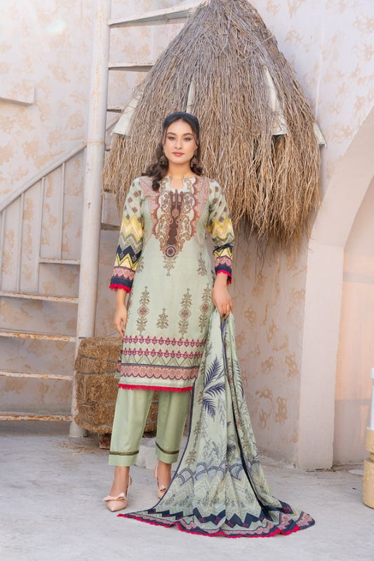 Pima Digital Printed Lawn  BR-1411