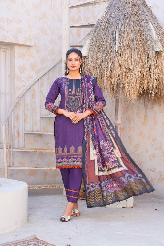 Pima Digital Printed Lawn  BR-1414