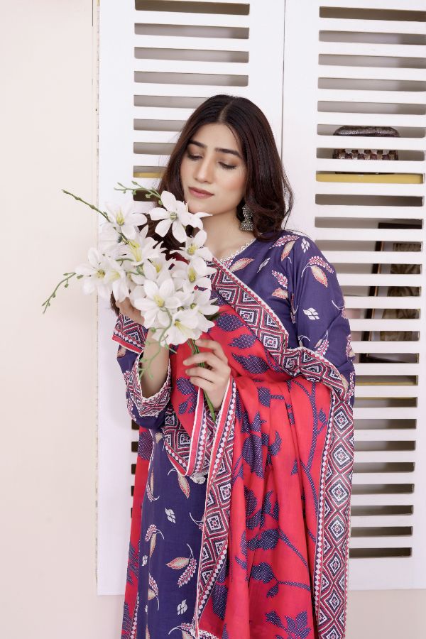 Glamorous Digital Printed Lawn BR-1385