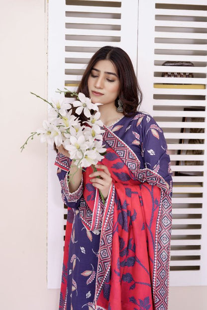 Glamorous Digital Printed Lawn BR-1385
