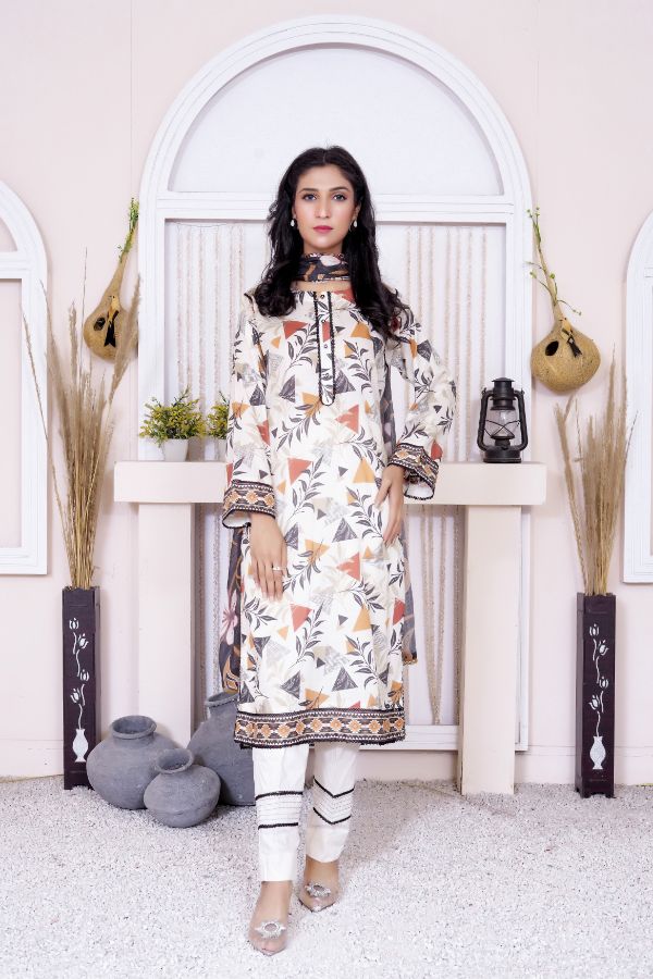 Glamorous Digital Printed Lawn BR-1386