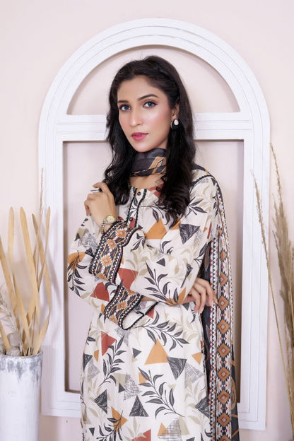 Glamorous Digital Printed Lawn BR-1386
