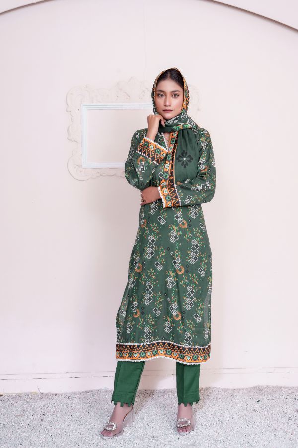 Glamorous Digital Printed Lawn BR-1392