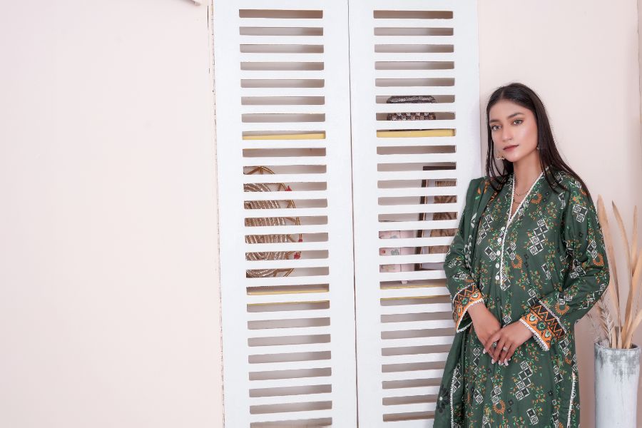 Glamorous Digital Printed Lawn BR-1392