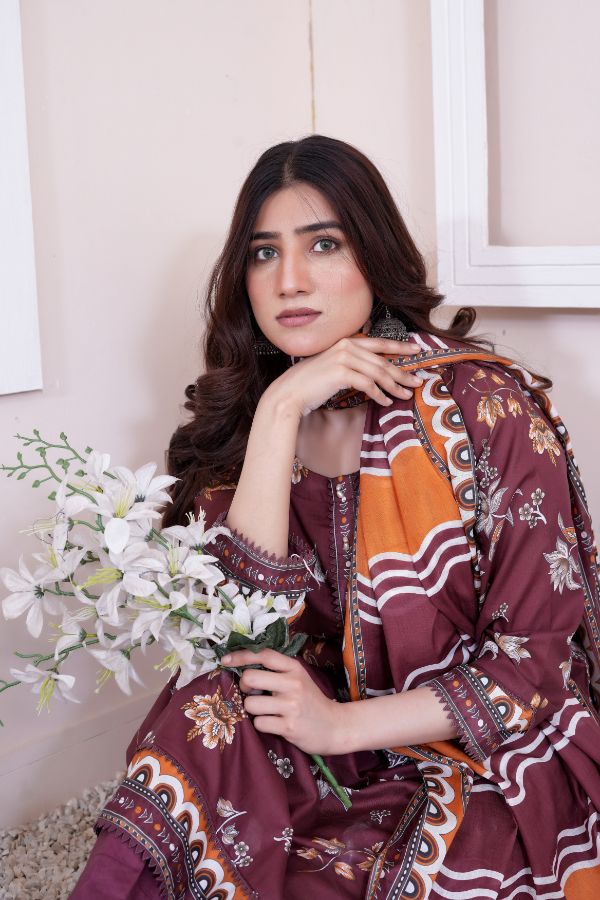 Glamorous Digital Printed Lawn BR-1394