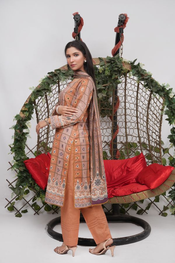 Charm Digital Printed Lawn BR-1418