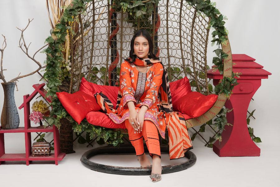 Charm Digital Printed Lawn BR-1425
