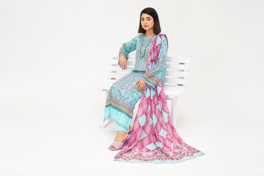 Charm Digital Printed Lawn BR-1436