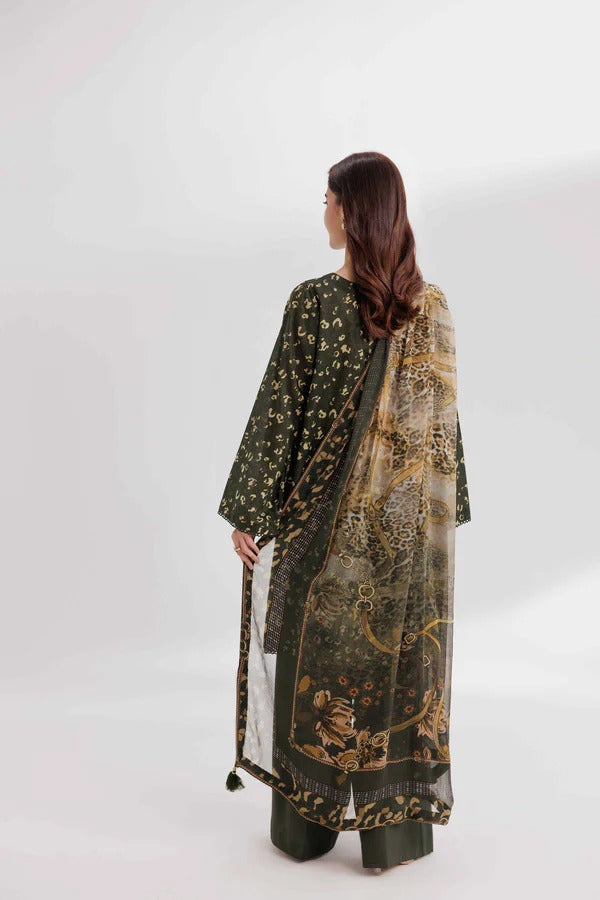 Nishat Self Jacquard Linen 3 Piece 42502079-R