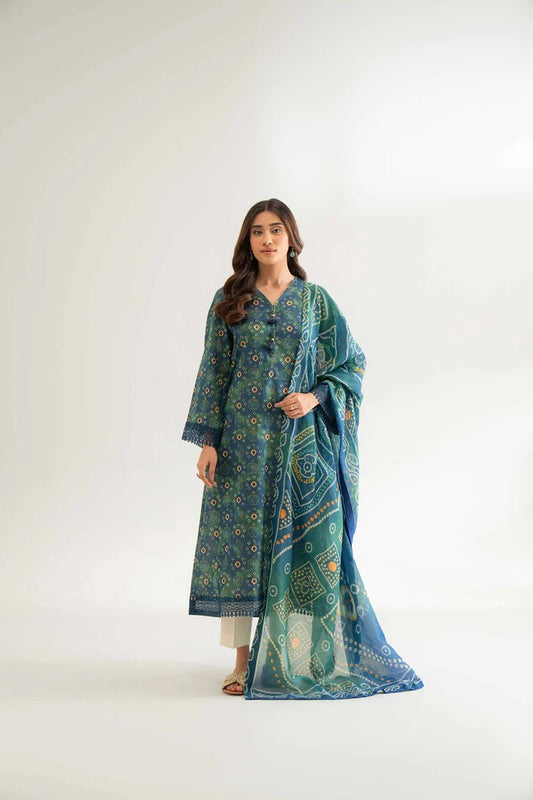 Nishat Self Jacquard Linen 3 Piece 42501752-R