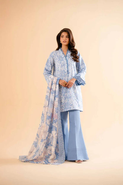 Nishat Self Jacquard Linen 3 Piece 42503118-R