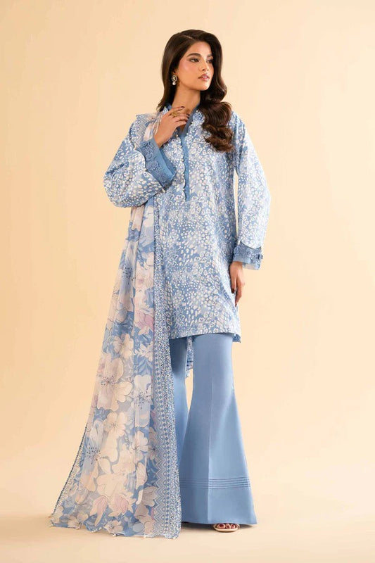 Nishat Self Jacquard Linen 3 Piece 42503118-R