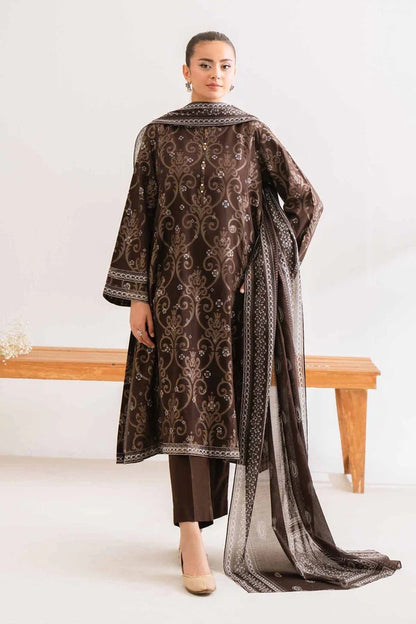 Nishat Self Jacquard Linen 3 Piece 42503018-R