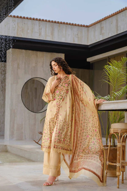 Nishat Self Jacquard Linen 3 Piece 42502087-R