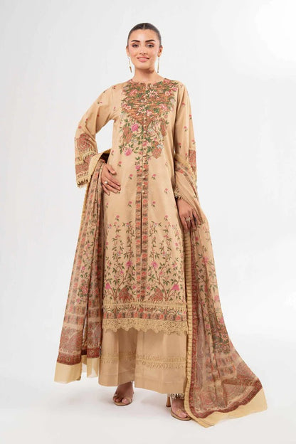 Nishat Self Jacquard Linen 3 Piece 42502087-R