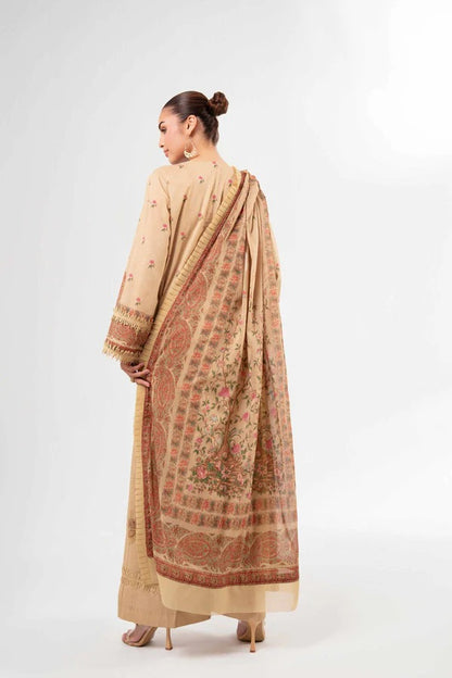 Nishat Self Jacquard Linen 3 Piece 42502087-R