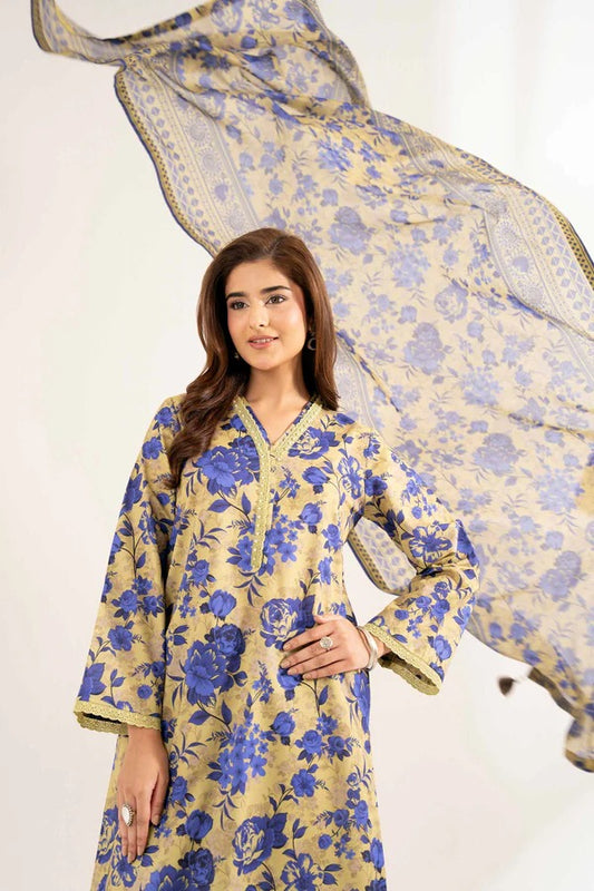 Nishat Self Jacquard Linen 3 Piece 42503338-R